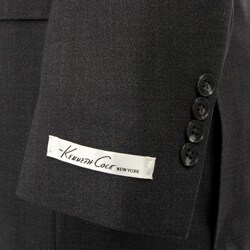 Kenneth Cole Slim Collection Men's Grey Wool Suit