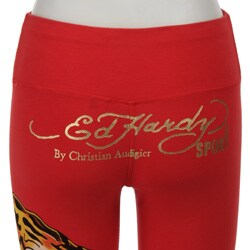 Ed Hardy Women's Tiger Athletic Capri Pants
