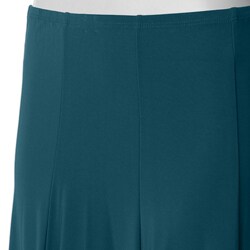 Adi Designs Women's Teal Flowing Skirt