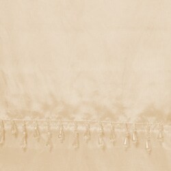 Mata Hari Beige Shower Curtain