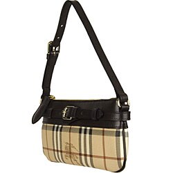 Burberry Haymarket Le Combe Hobo-style Bag