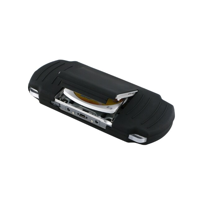 Eforcity Silicone Skin Case for Sony PSP 3000, Black
