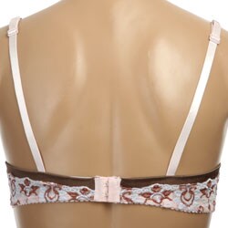Donna di Capri Women's Polka-dot and Lace Bra