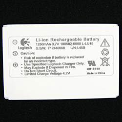Logitech 1250mAh 3.7V Li-Ion Battery (Refurbished)