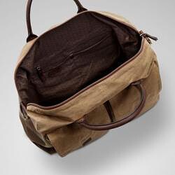 Fossil Wagner 19.5 Inch Waxed Canvas Carry On Duffel Bag