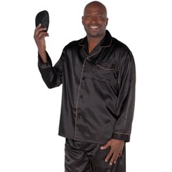 Classic Men's 2-piece Satin Pajamas Set