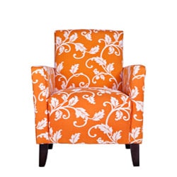 angelo:HOME Sutton Pumpkin Blossom and Cream Vine Arm Chair