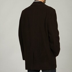 Cole Haan Men's 35-inch Italian Wool/Cashmere Blend Coat