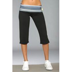 Pure Lime Women's Gym 3/4-length Hipster Pants