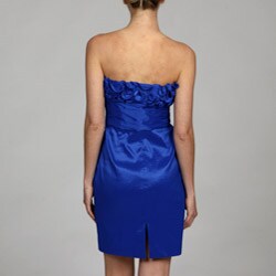 Calvin Klein Women's Ruffled Strapless Dress