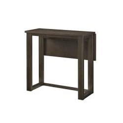 Leeds Brown Wood Collapsible Pub Table Set