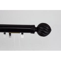 Curve Decorative Traverse Open Center 84 to 156-inch Adjustable Rod with Sliders