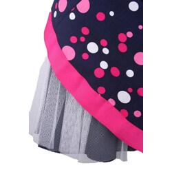 Bonnie Jean Navy Blue Polka Dot Toddler Dress