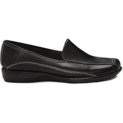 A2 by Aerosoles Women's 'Adrenaline' Black Loafers