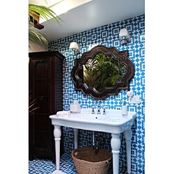Granada Echo Collection Blue and White Cement Tiles (50 tiles)