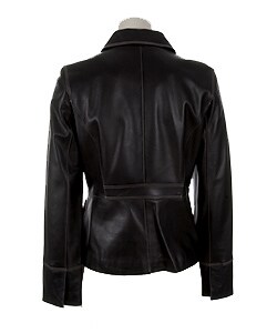 Kenneth Cole Women's Leather Jacket - Overstock Shopping - Top