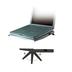 Logisys Foldable Laptop Cooling Pad with Fan Speed Control