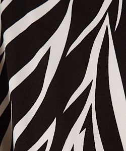 Tiana B. Zebra Print Cocktail Dress