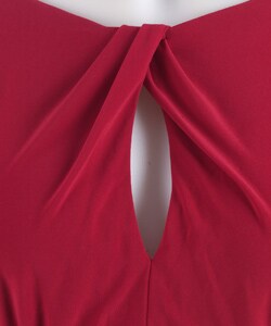 Essentials by A.B.S Knit Keyhole Dress