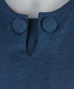 Kersh Button Neck Sweater Dress