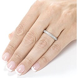 14k Gold 1ct TDW Round Diamond Eternity Band (G-H, I1-I2)