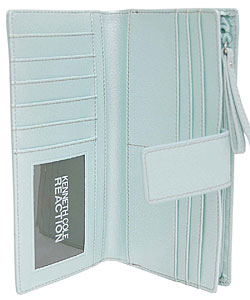 Kenneth Cole Reaction Women's Leather Clutch Tab Wallet