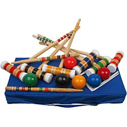 Professional Complete Croquet Set & Carrying Case