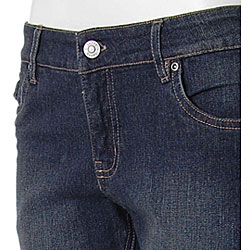 Suite Brand Junior's Embroidered Flap Pocket Jeans