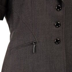 Tahari ASL Women's Short-sleeve Jacket Pant Suit
