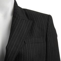 Anne Klein Women's 2-piece Onyx Pinstripe Pantsuit