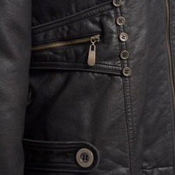Regent Women's Dark Brown Faux Lambskin Jacket