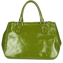 Prada Green Naplak Tote