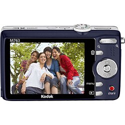 Kodak EasyShare M763 7.2MP Blue Digital Camera (Refurbished)