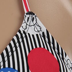 Paul Frank Women's Polka Dot Skull Bikini
