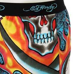 Ed Hardy Men's 'Skull with Swords' Boxer Shorts