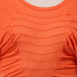 FINAL SALE Kische Women's Pleated Neck Top