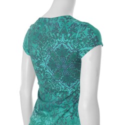 Self Esteem Junior's Sublimation Print Fringed Tunic
