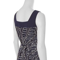 Adi Designs Plus Size Tie-back Sleeveless Dress