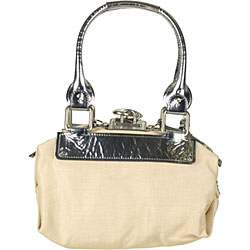 Chloe 'Paddington' Beige Canvas Satchel