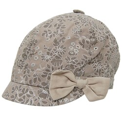 Adi Designs Women's 'Gaby' Floral Print Side Bow Hat