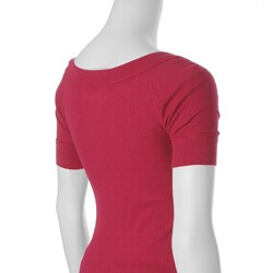 Energie Brand Junior's Pointelle Knit Henley Top