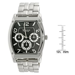 Geneva Platinum Men's Chronograph Link Watch
