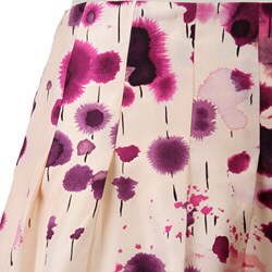 FINAL SALE Calvin Klein Women's Pleated Pink Floral Skirt