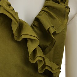 FINAL SALE Jones New York Women's Ruffle Neck Wrap Dress