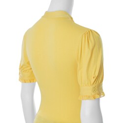 Adriana Junior's Ruffled Empire Waist Knit Top