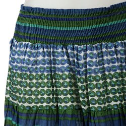 Angie Junior's Smocked Waist Boho-style Skirt