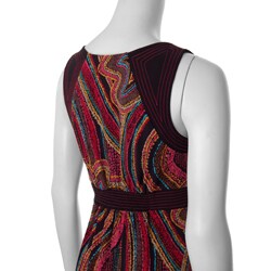 Sangria Women's Sleeveless Multicolor Dress