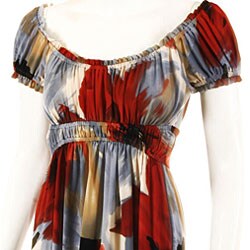 JFW Women's Artistic Peasant Maxi Dress