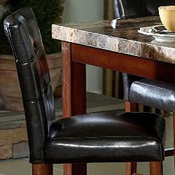 ETHAN HOME Hutton Faux Leather Counter Height Stool (Set of 2)