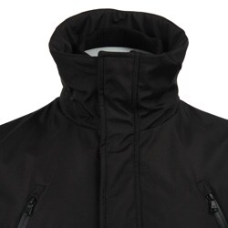 Kenneth Cole Men's Black Bonded Nylon Coat